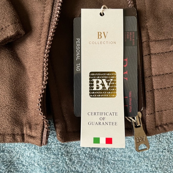 Women’s calfskin suede jacket from Italy, brand new with tags - Picture 2 of 4